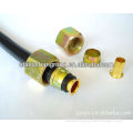 hydraulic hose end fittings three pieces ferrules inserts cores nuts